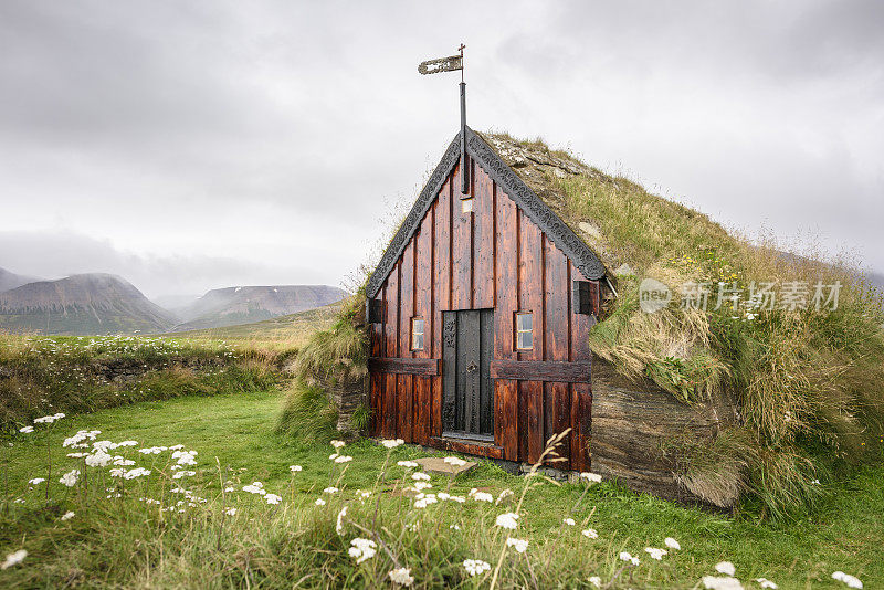 Grafarkirkja, Turf Church，冰岛